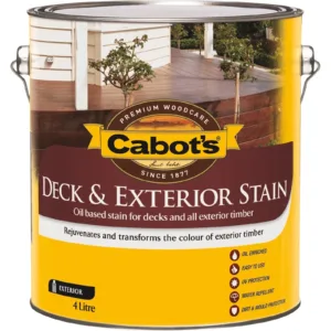 Cabot's Deck & Exterior Merbau Oil Based Timber Stain 4L