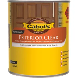 Cabot's Clear Gloss Exterior Timber Finish 500mL