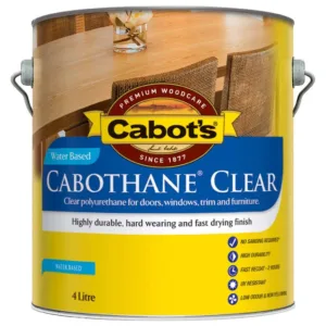 Cabot's Cabothane Water Based Matt Clear 4L