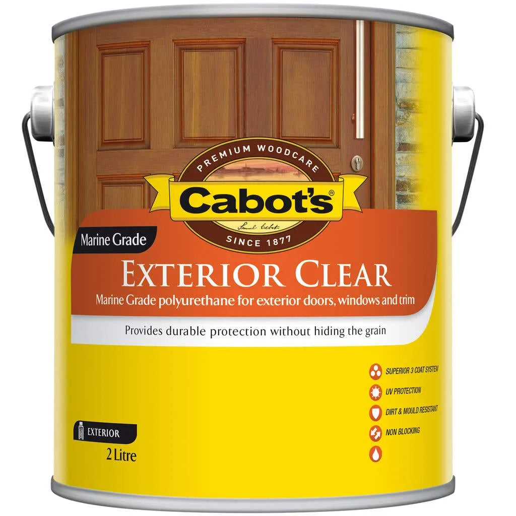 Cabot's Clear Gloss Exterior Timber Finish 2L