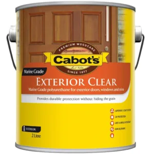 Cabot's Clear Satin Exterior Timber Finish 2L