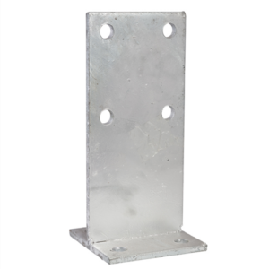 Concealed Support Post T Blade Galvanised Anchor Only 180 x 180 x 10 x 350mm