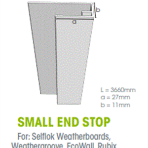 Weathertex Window Surround / End Stop Small 3660mm #150155