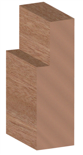 Meranti Jamb Single Rebate 119 x 38 (per Lm)