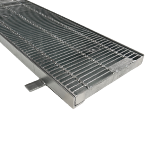 MEGAGUARD™- Heelguard Galvanised Class D HEAVY DUTY Grate & Frame - 200mm Wide / 1500mm long