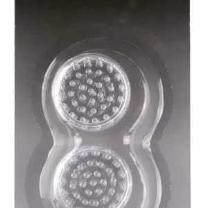 Cold Steel Castor Cups Spiked Plastic Clear 38mm