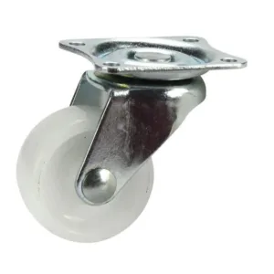 Cold Steel Nylon Swivel Castor White 40mm