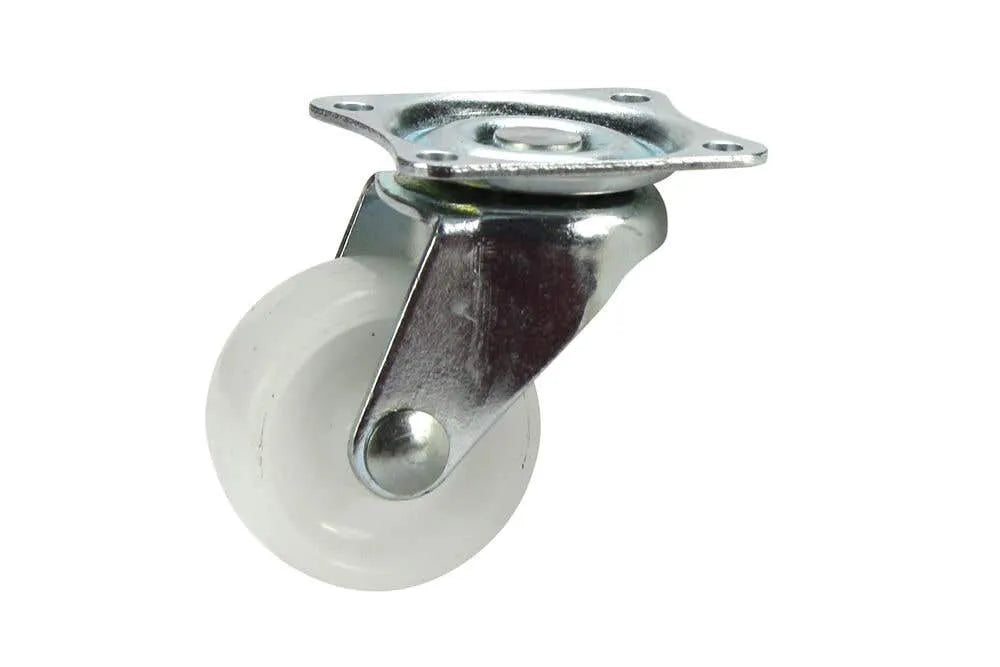 Cold Steel Nylon Swivel Castor White 40mm
