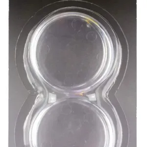 Cold Steel Plastic Castors Cups Clear 60mm - 4 Pack