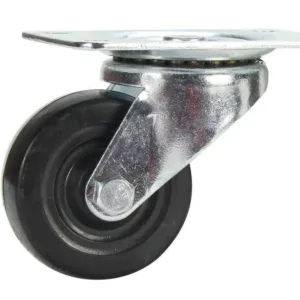 Cold Steel Rubber Swivel Castor Black