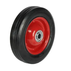 Cold Steel Rubber Wheel with Red Steel Centre 150mm