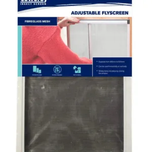 Cowdroy Window Adjustable Flyscreen 485 - 925mm