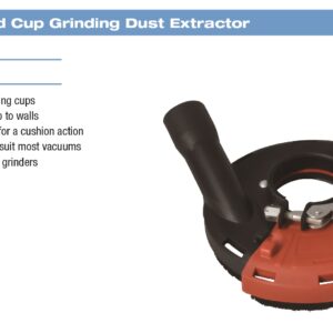 Dust Extractor Grinding Cover 125mm/180mm - Size: 125mm