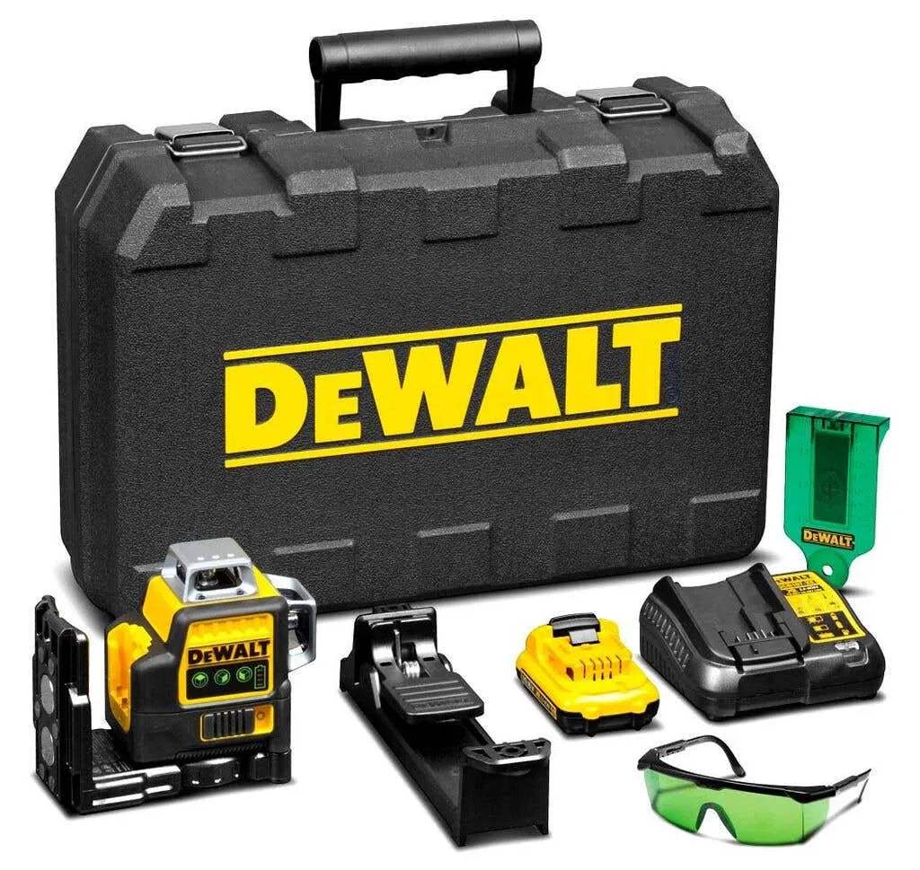 DeWalt 10.8V Li-Ion 360 Cross Line Green Laser Kit