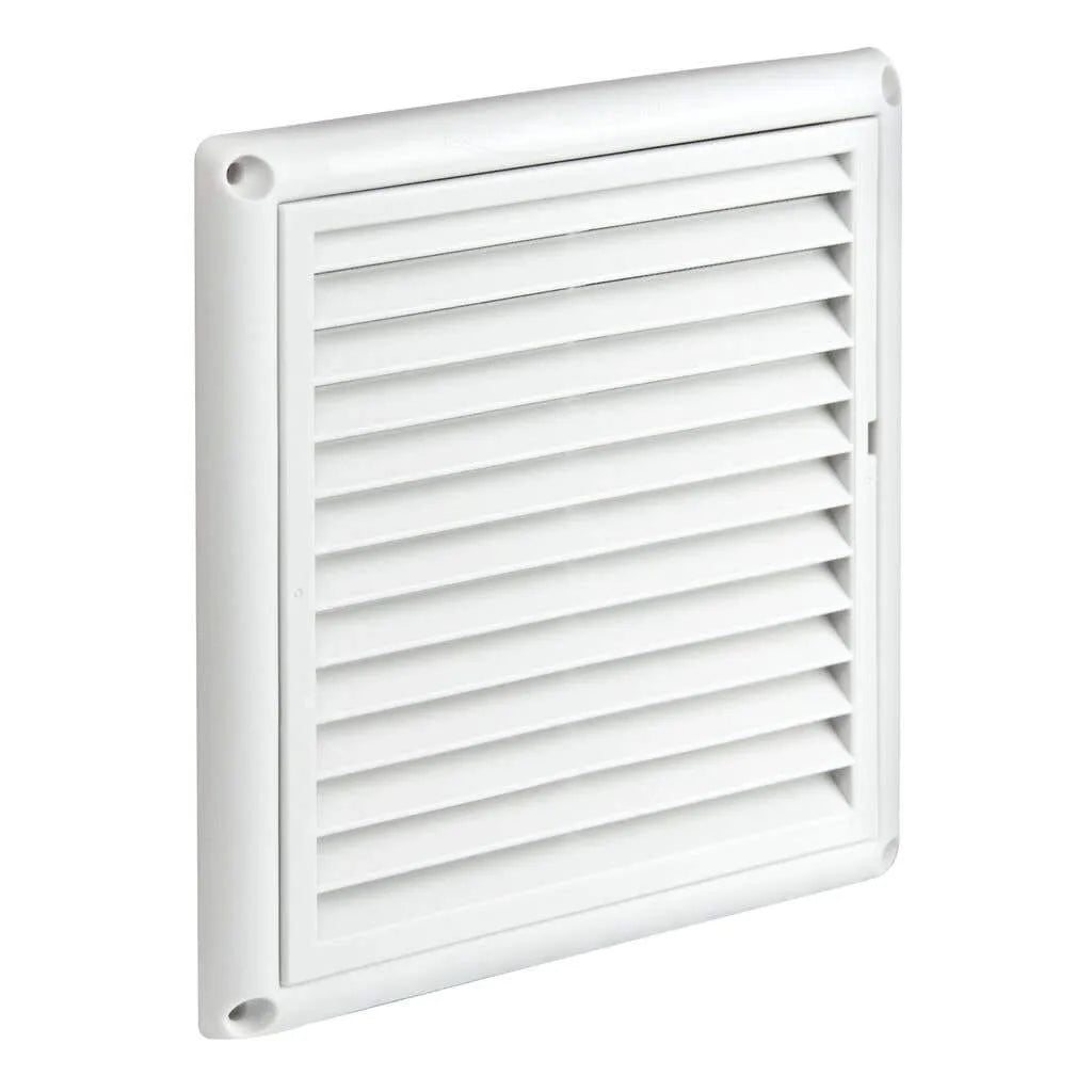 Deflecto Grille Vent with Screen Plastic 125mm