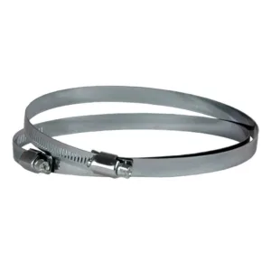 Deflecto Metal Worm Drive Duct Clamp - 2 Pack 150mm