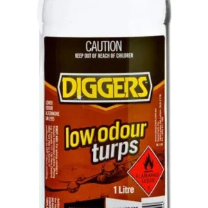 Diggers Low Odour Mineral Turpentine 1L