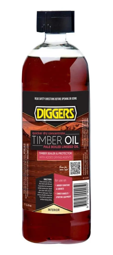 Diggers Linseed Oil Pale Boiled 1L