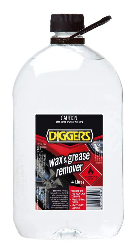 Diggers Wax & Grease Remover 4L