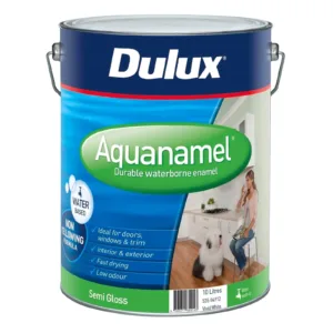 Dulux Aquanamel Semi Gloss Vivid White 10L