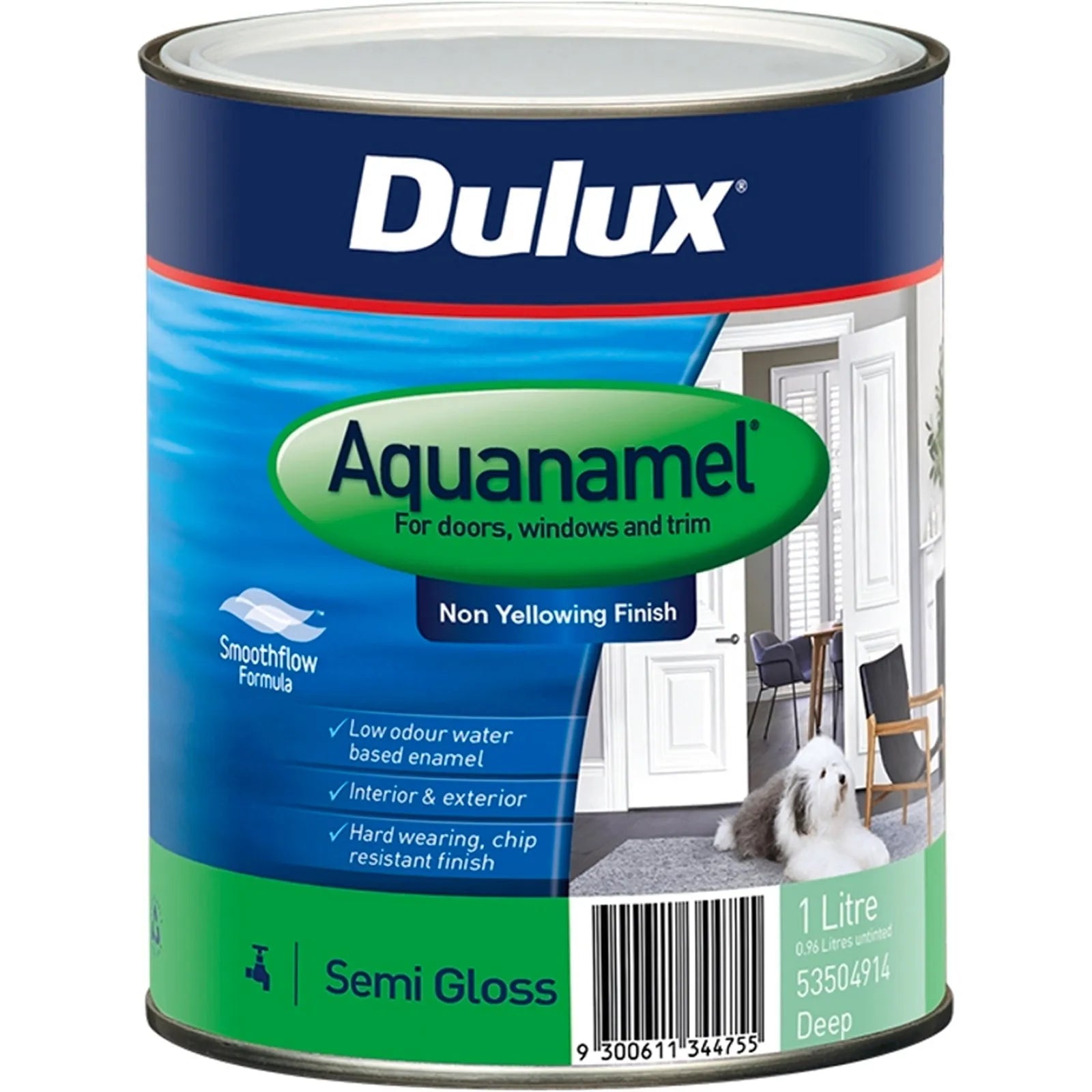 Dulux Aquanamel Semi Gloss Deep 1L