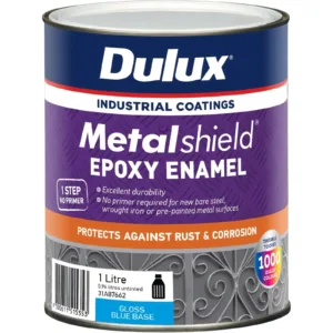 Dulux Metalshield Epoxy Enamel Gloss Blue Base 1L