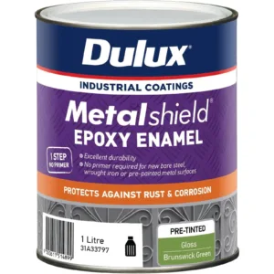 Dulux Metalshield Epoxy Enamel Gloss Brunswick Green 1L