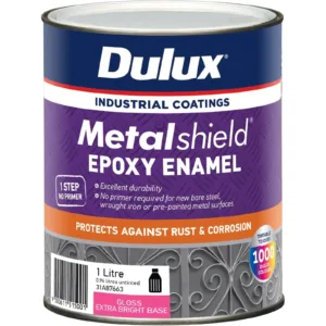 Dulux Metalshield Epoxy Enamel Gloss Extra Bright 1L