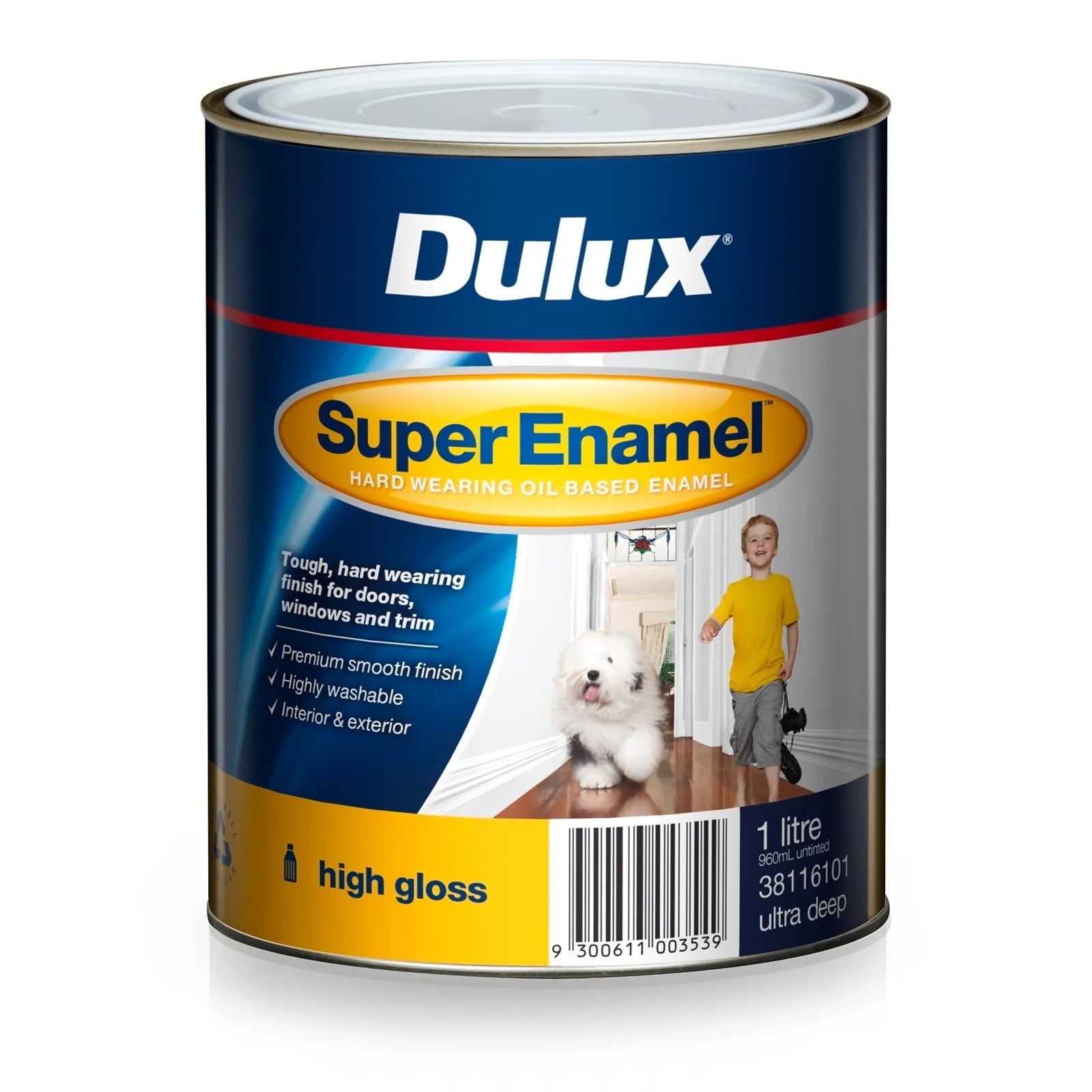 Dulux Super Enamel Gloss Ultra Deep 1L