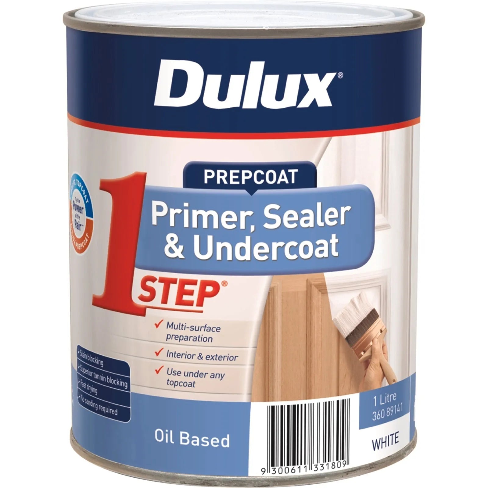 Dulux 1 Step Oil Based Primer Sealer Undercoat Oil Based 1L