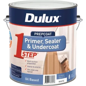 Dulux 1 Step Oil Based Primer Sealer Undercoat Oil Based 4L