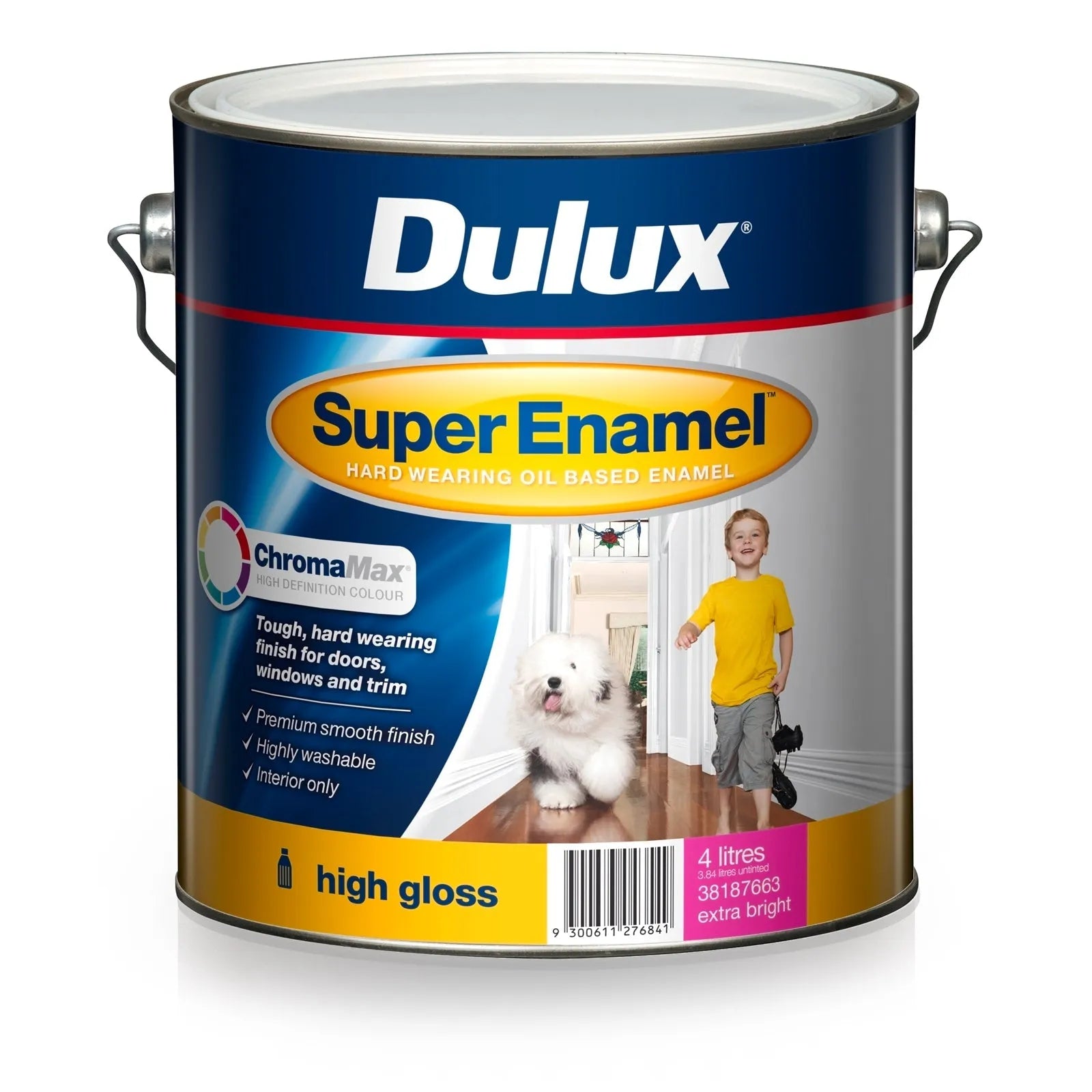 Dulux Super Enamel Gloss Extra Bright 4L