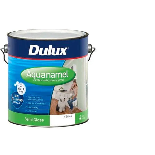 Dulux Aquanamel Semi Gloss Extra Bright 4L