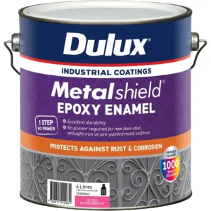 Dulux Metalshield Epoxy Enamel Gloss Extra Bright 4L