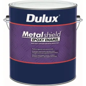 Dulux Metalshield Epoxy Enamel Flat Vivid White 500mL