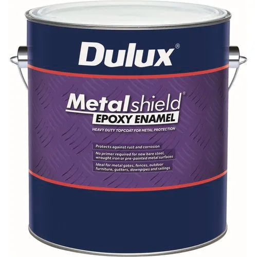 Dulux Metalshield Epoxy Enamel Flat Vivid White 500mL