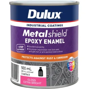Dulux Metalshield Epoxy Enamel Gloss Extra Bright 500mL