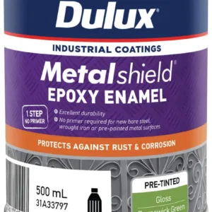 Dulux Metalshield Epoxy Enamel Gloss Brunswick Green 500mL