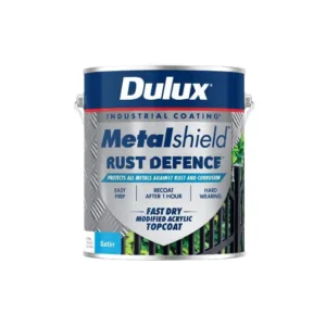 Dulux Metalshield Rust Defence Satin Vivid White 4L