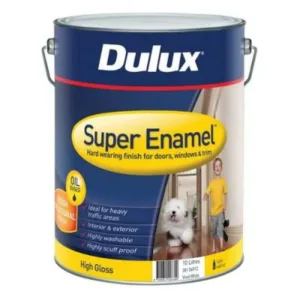 Dulux Super Enamel Gloss Vivid White 10L