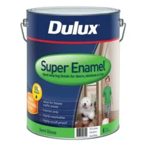 Dulux Super Enamel Semi Gloss Vivid White 10L