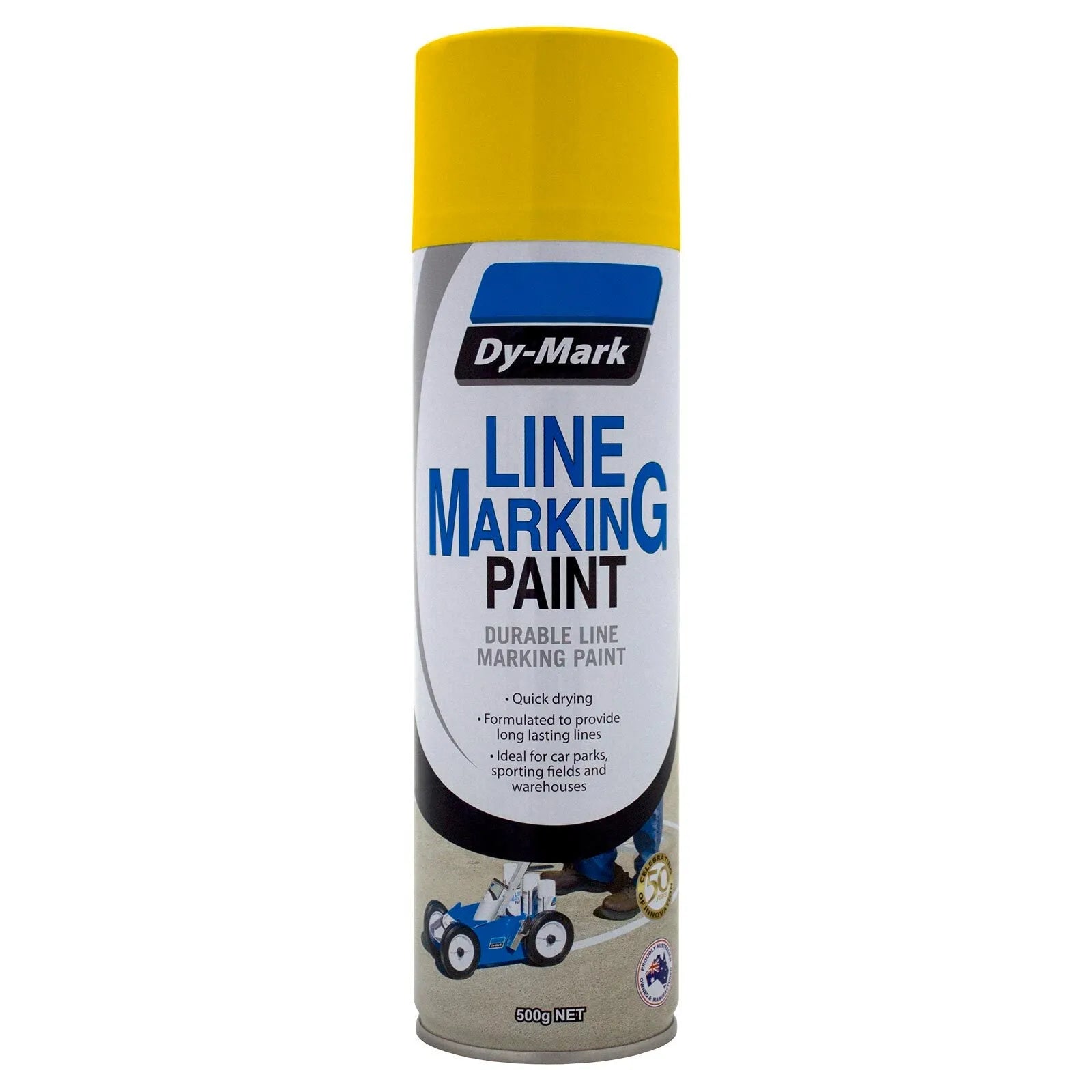 Dy-Mark Line Marking Paint 500g Yellow