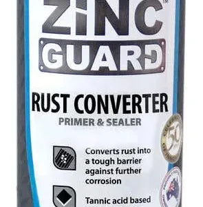 Dy-Mark Zinc Guard Rust Converter Primer & Sealer Matte Black 350g