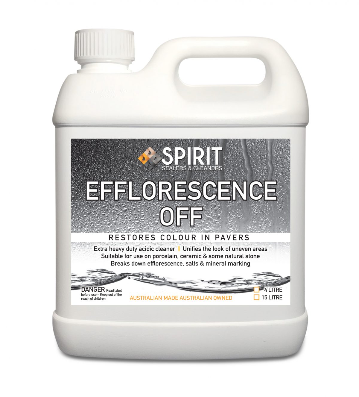 SPIRIT Efflorescence Off Cleaner - Size: 4L