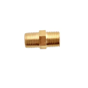EMax Double Air Fitting Brass Male 1/4"