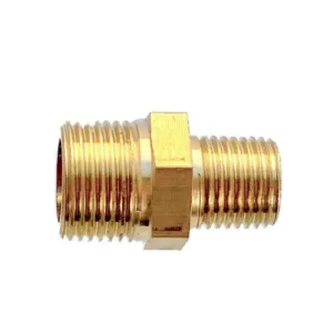 EMax Double Air Fitting Brass Male 1/4 - 3/8"