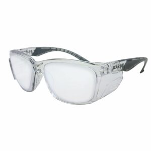 Rayzr Safety Glasses – Clear Frame – Clear Lens