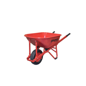 Easymix Wheelbarrow Steel Professional Heavy Duty 100L (Wide Wheel - Flat Free)
