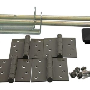 Gate Kit Double Gun Metal Grey