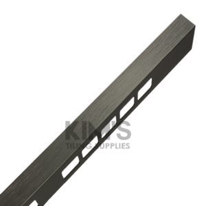 KC Aluminium Brushed Angle 3m (5 Colors & 4 Sizes) - Color: Brushed Gunmetal | Size: 8mm